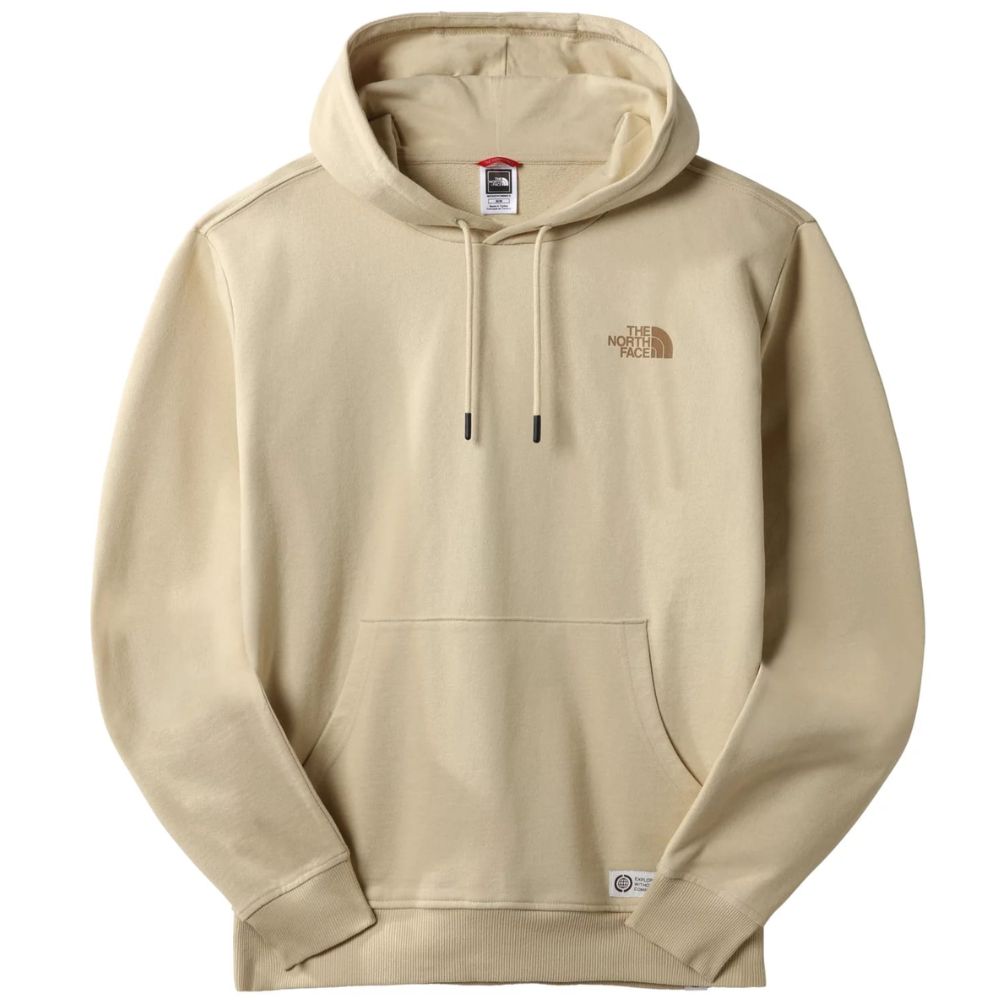 THE NORTH FACE MEN BEIGE REGRIND PULLOVER HOODIE